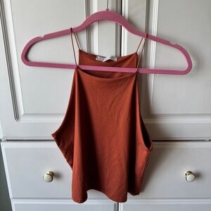 Gaze Terracotta Rust Colored Tank Top